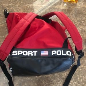 Vintage style Polo Sport backpack